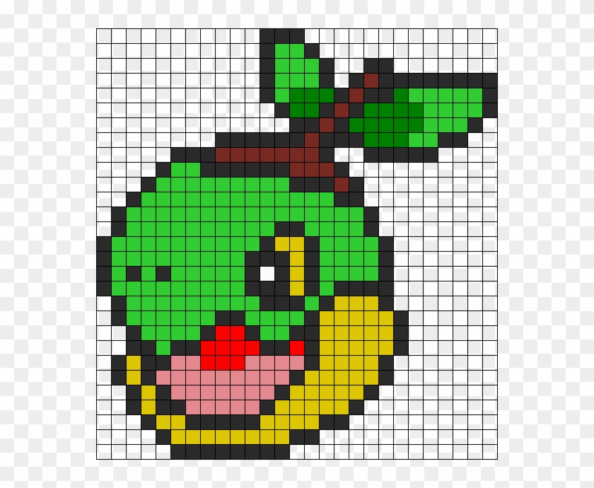 Turtwig Perler Bead Pattern / Bead Sprite - Dibujos Cuadriculados Clipart #5799451