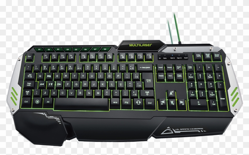 Teclado Usb Tc189 - Teclado Multilaser Metal War Clipart #5799752
