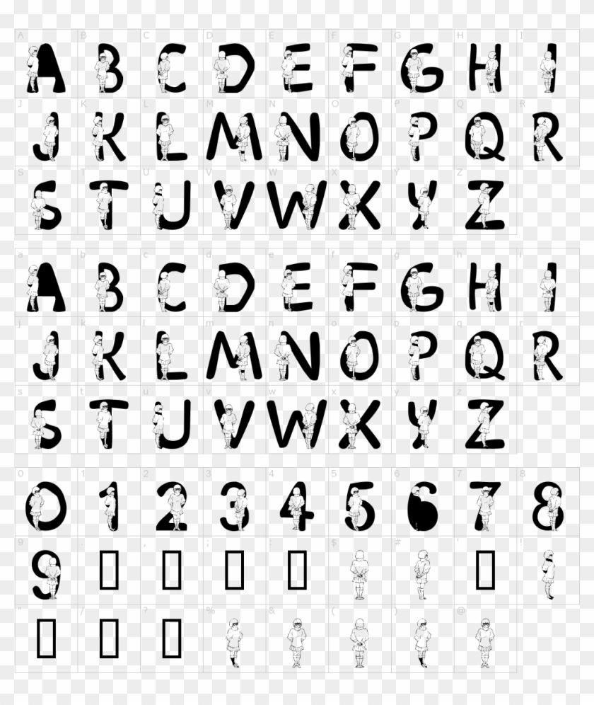 Abduction Font Clipart #5799903