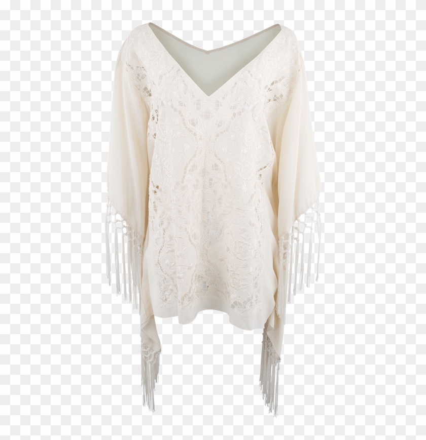 4 Love And Liberty Sophie Fringe Poncho - Cardigan Clipart #5799943