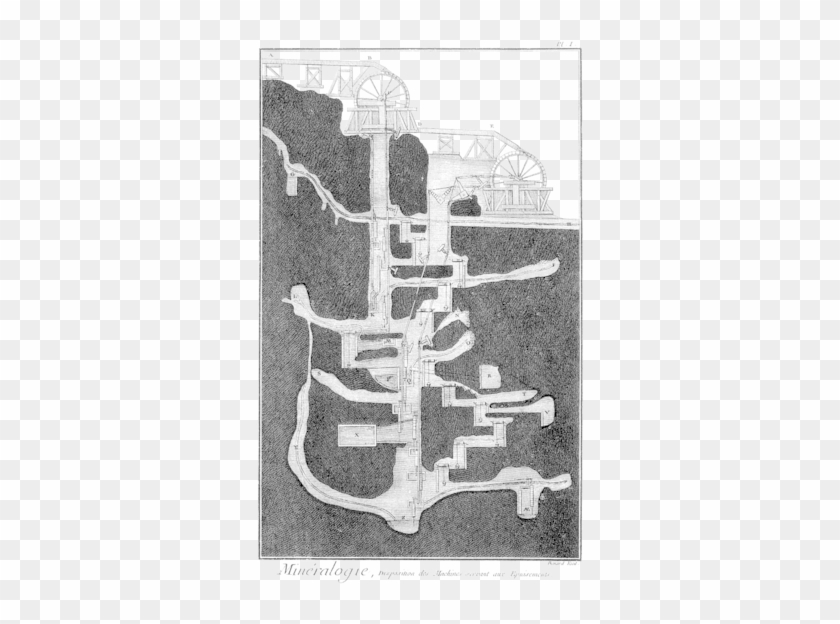 Old Mine Cross Section Clipart