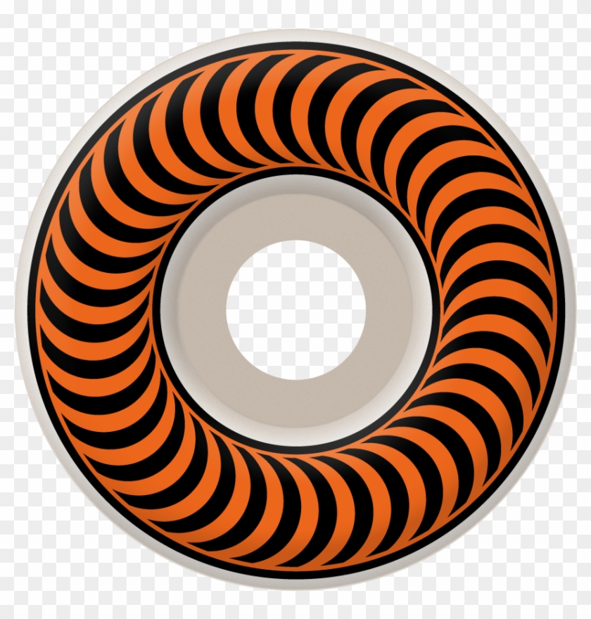 Spitfire Orange Classic Wheels - Spitfire Formula 4 Classic Clipart
