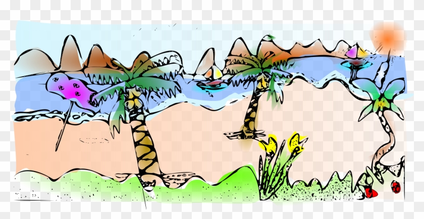 This Free Icons Png Design Of Tropical Beach Clipart