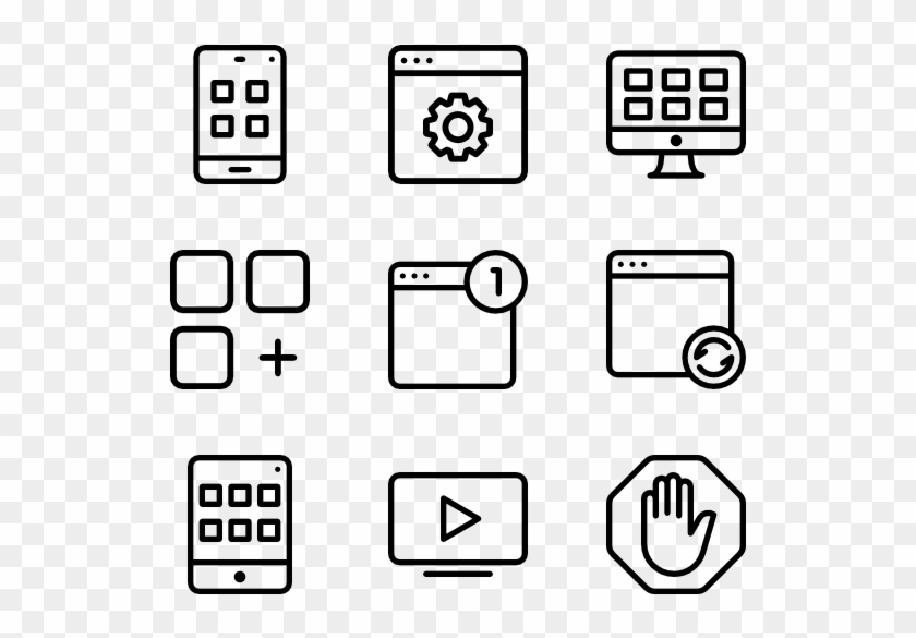 Applications & Windows - Icon Transparent Blog Clipart