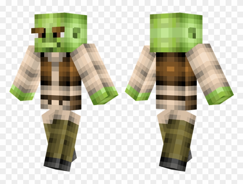 Shrek - Shrek Minecraft Skin Pocket Edition Clipart
