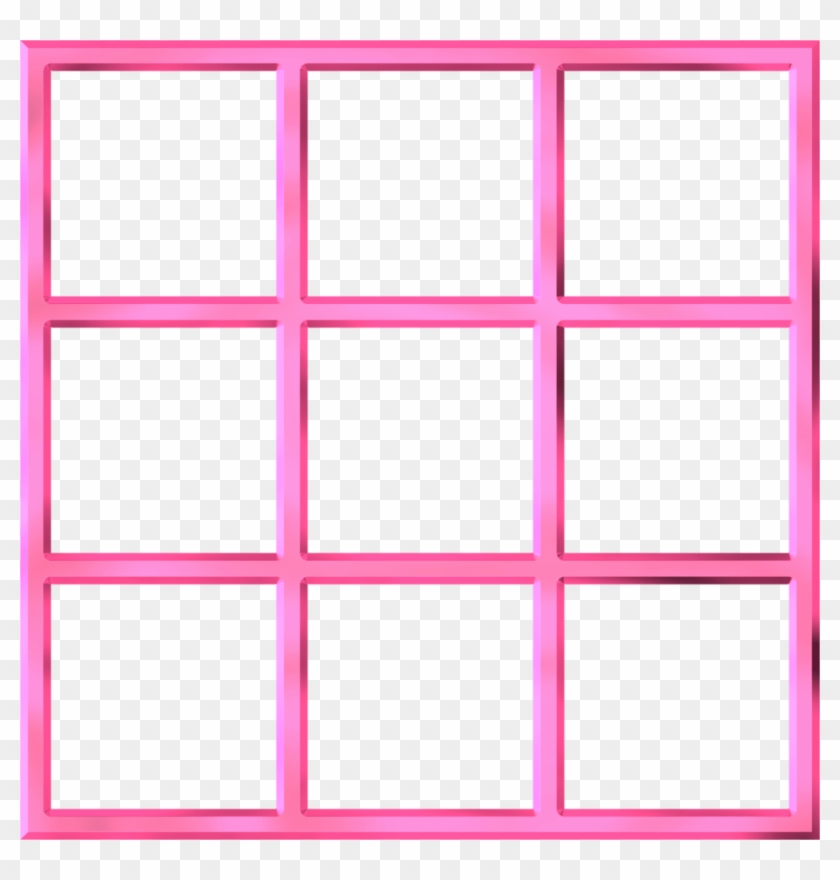 Tools And Parts - Pink Png Window Frame Clipart