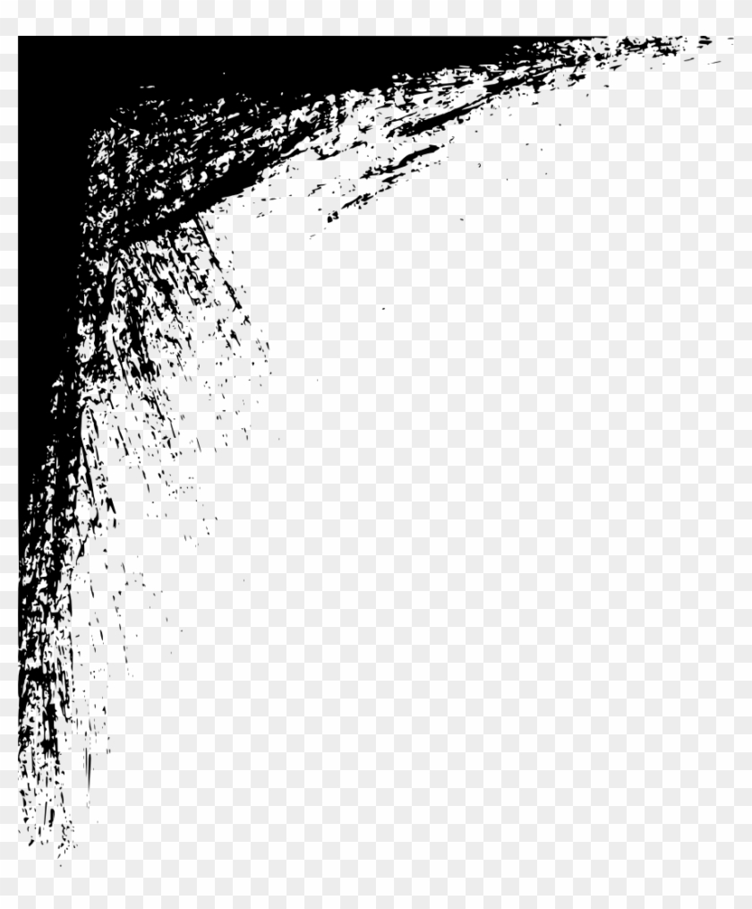 Free Download - Grunge Vector Corner Png Clipart