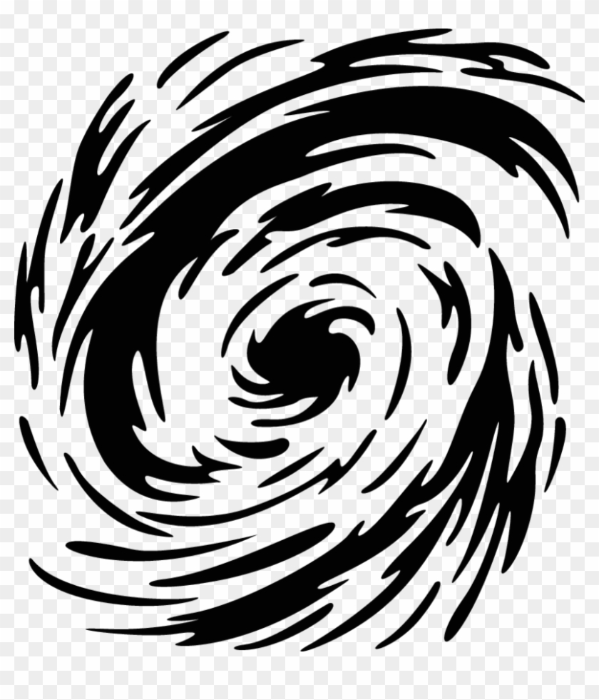 825 X 901 4 - Hurricane Clipart Black And White - Png Download #580590