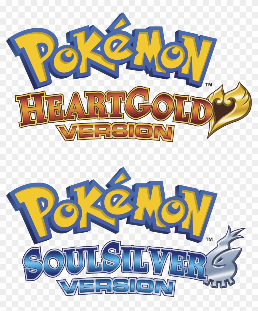 Heartgold Soulsilver Logo - Pokémon Heartgold And Soulsilver Clipart #580715