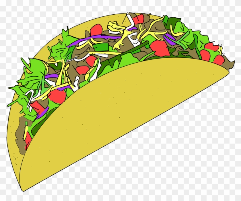 Taco Detailed Icon - Clip Art Taco Transparent - Png Download #580898
