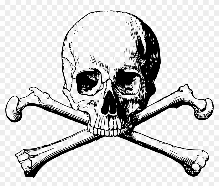 Cross Icons Free Downloads This Design Of - Skull & Bones Png Transparent Clipart #580921