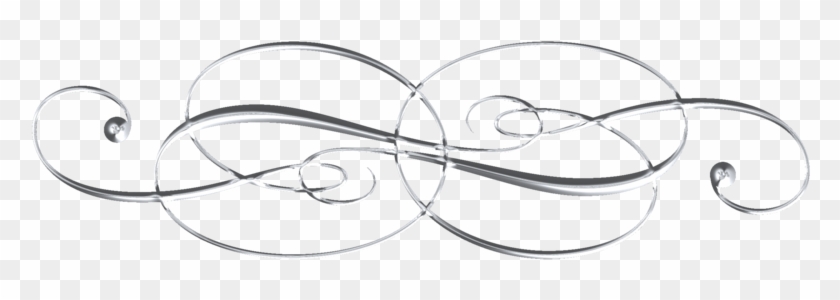 Silver Swirl Png - Line Art Clipart