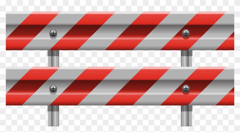 Road Barricade Png Clip Art - Barricade Png Transparent Png