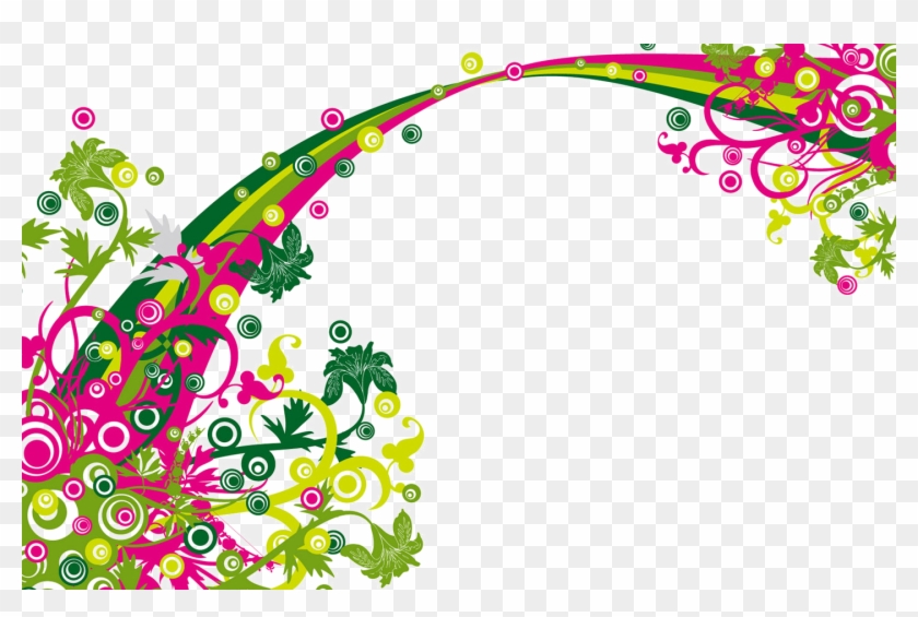 Abstract Swirl Png Transparent Image - Flower Art Design Hd Clipart