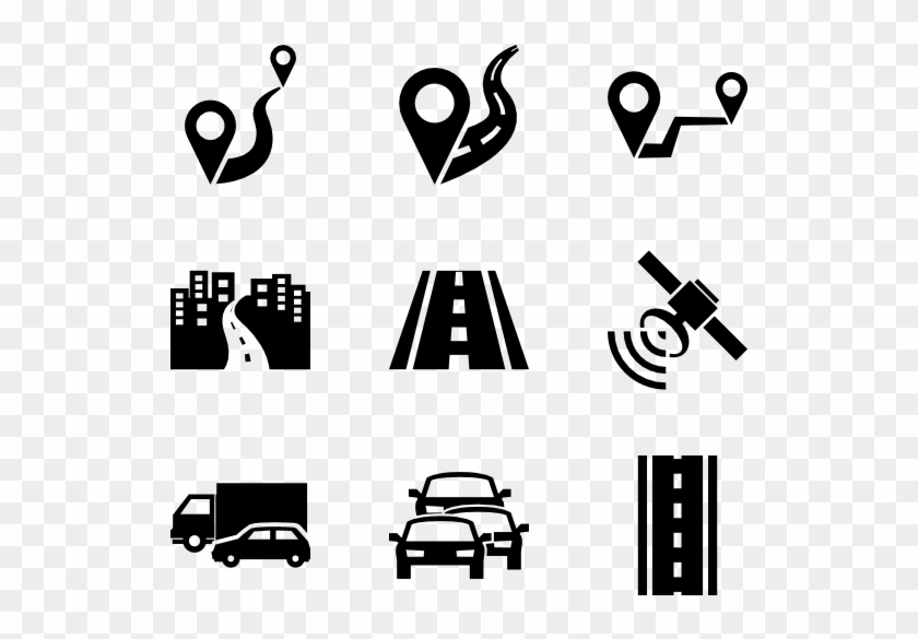 Roads - Road Icon Clipart