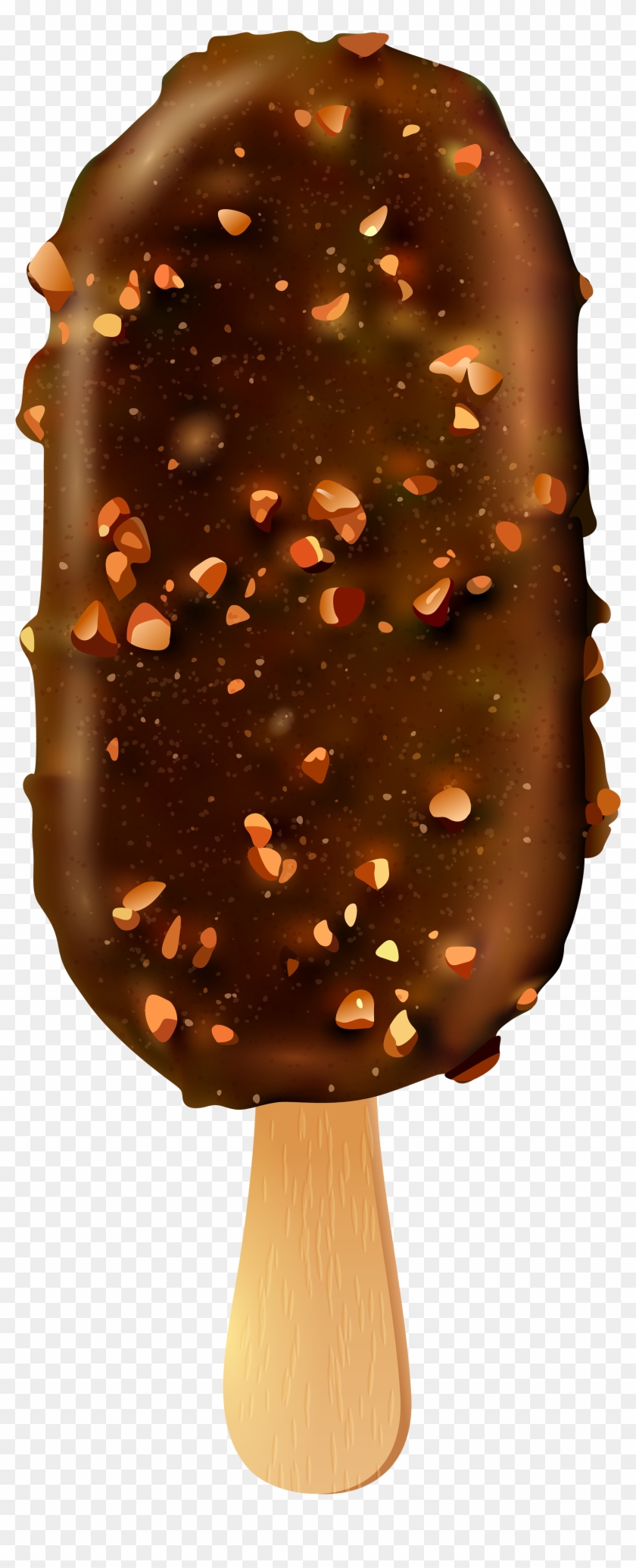 Ice Cream And Nuts Stick Png Clip Art - Stick Ice Cream Png Transparent Png #581672