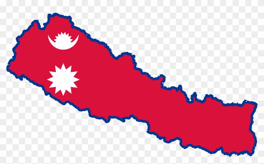 This Free Icons Png Design Of Nepal Map Flag Clipart