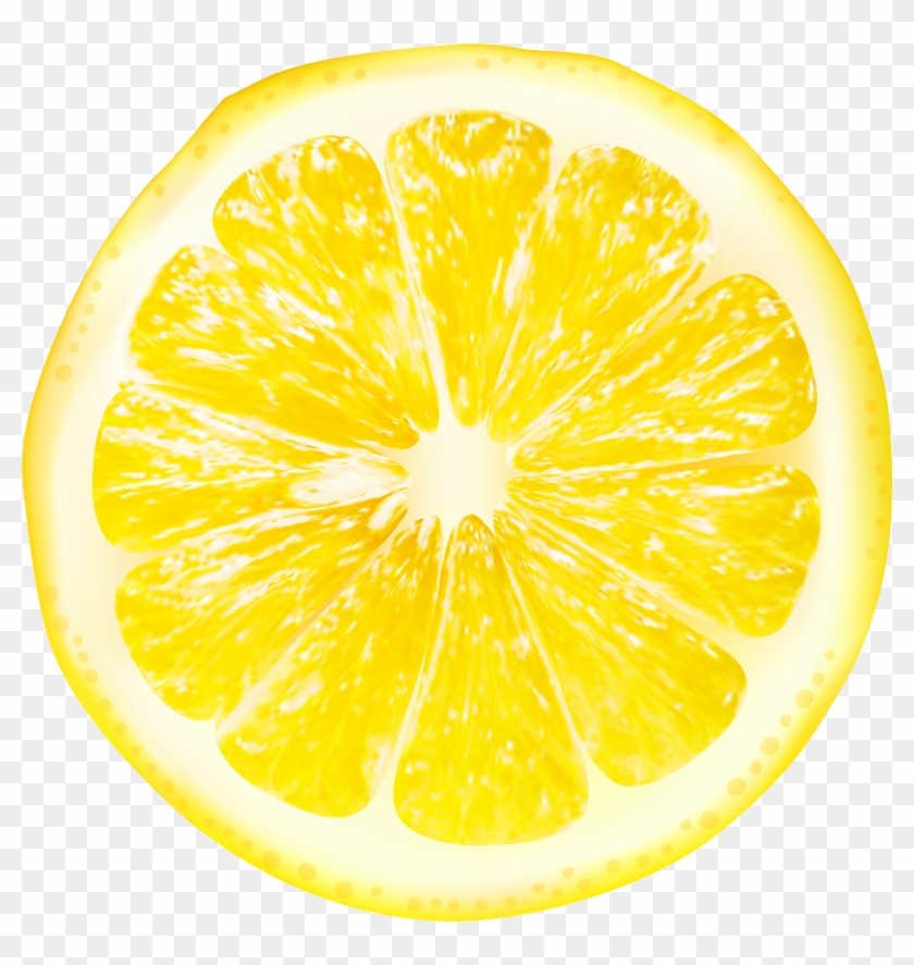 Slice Lemon No Background Clipart #582438