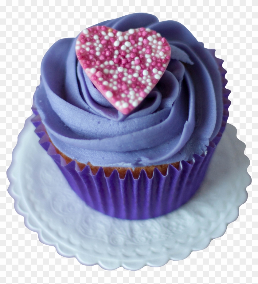 Blue Velvet Cupcake Png Image - Good Morning Ice Cream Clipart #582525