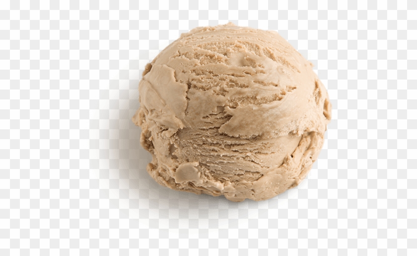 Coffe And Cream Ice Cream Scooped - Soy Ice Cream Clipart