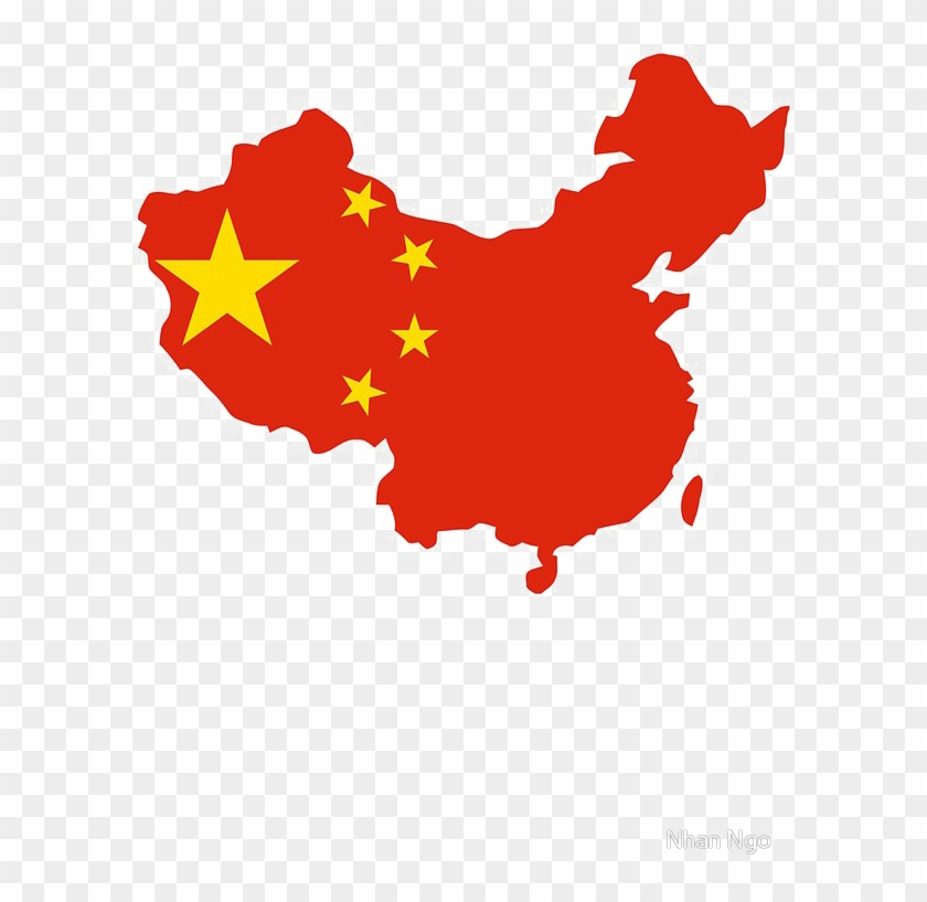 China Flag Png Picture - China Map Clipart #582772