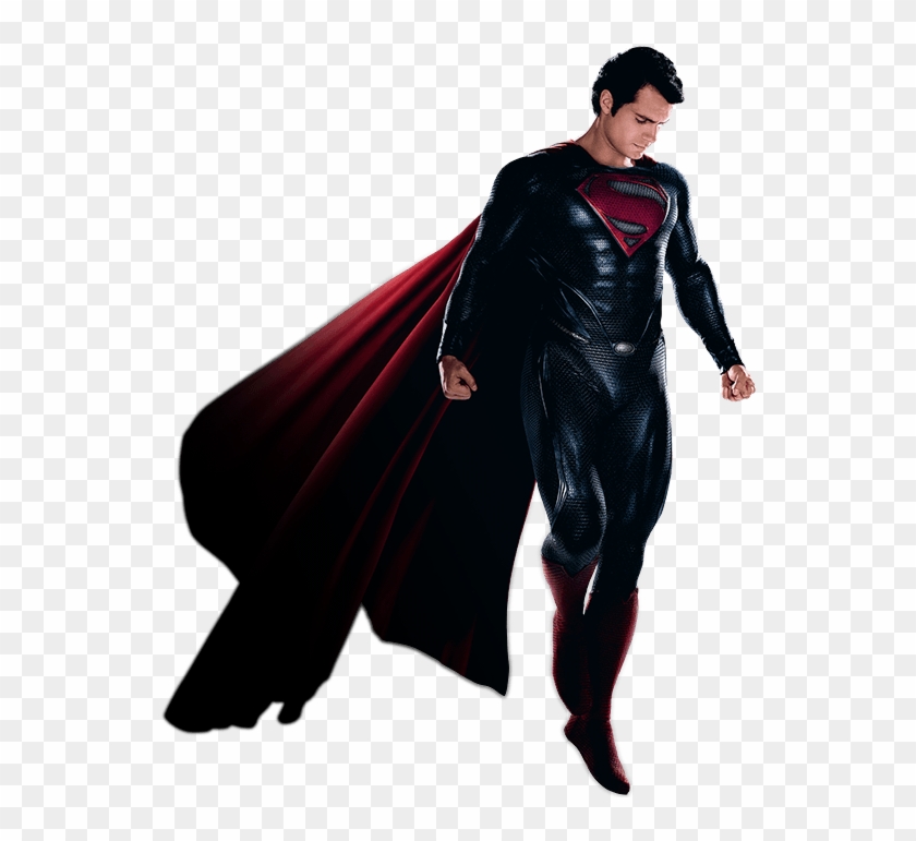 Superman Man Of Steel Png - Henry Cavill Superman Png Clipart #583246