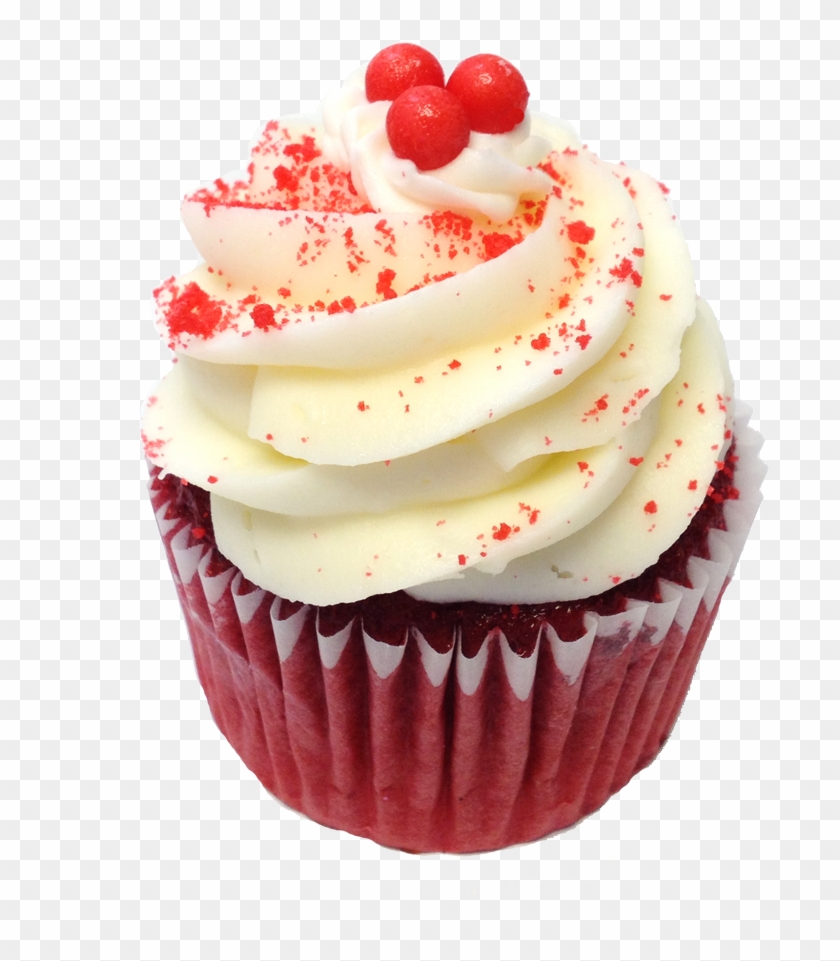 Red Velvet Cupcake Png - Red Velvet Cupcakes Png Clipart #583387