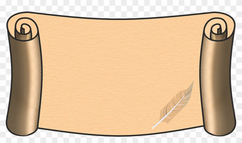 Scroll Paper Pen Parchment Old Scroll Scro - Red Flag Lyrics Clipart