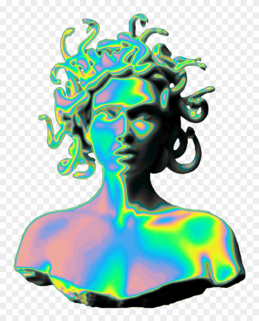 1024 X 1024 27 - Medusa Vaporwave Png Clipart #583905