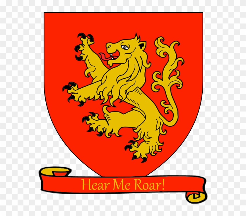 A Song Of Ice And Fire Arms Of House Lannister Red - House Lannister Coat Of Arms Clipart #584520