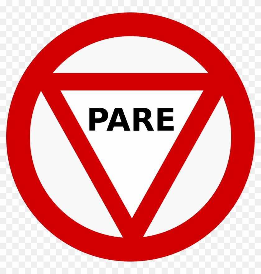 Open - Stop Sign Uk Highway Code Clipart