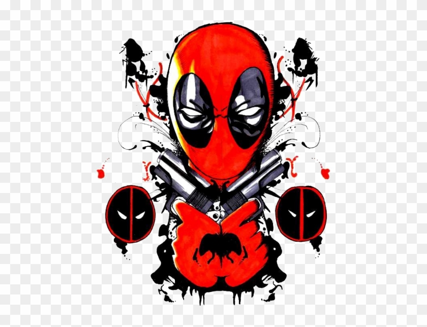 Deadpool Png Simple - Imagenes De Deadpool Png Clipart #584598