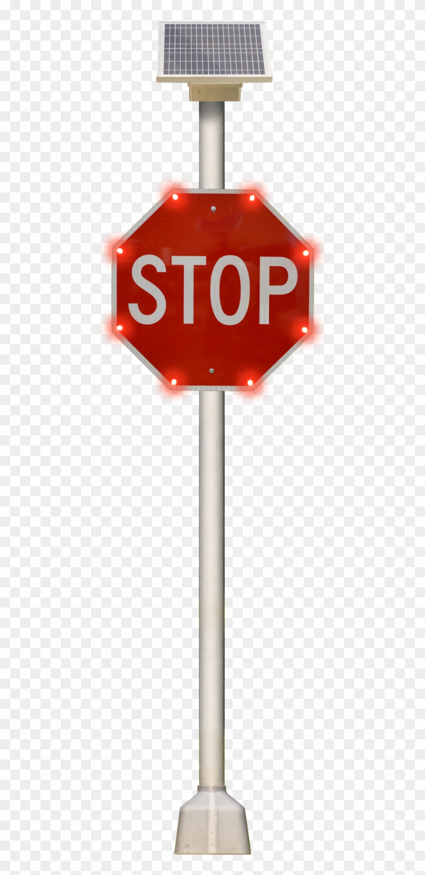 Sign Alert Pole - Stop Sign Clipart #584626