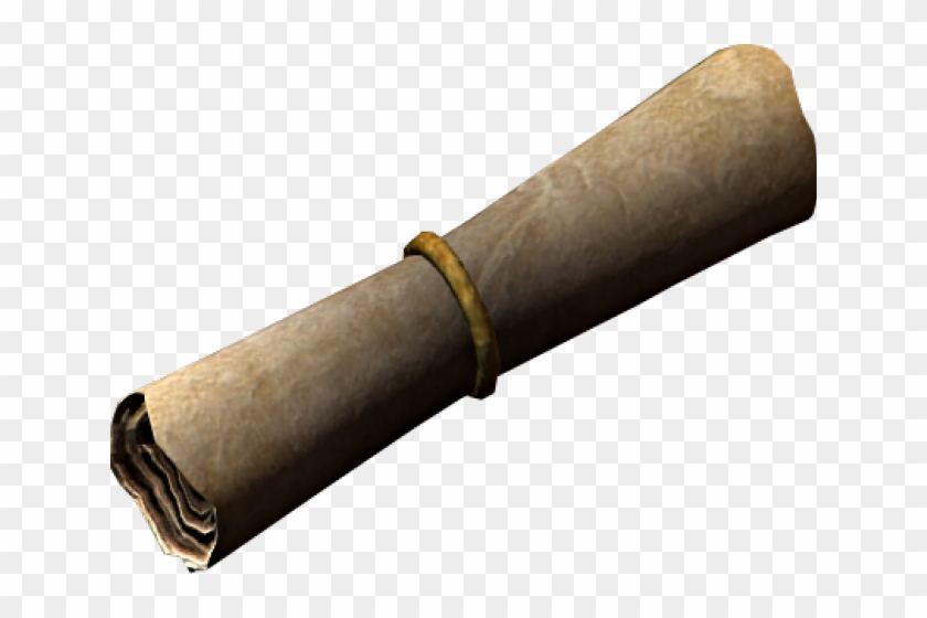 Scroll Png Transparent Images - Rolled Up Scroll Png Clipart #584656