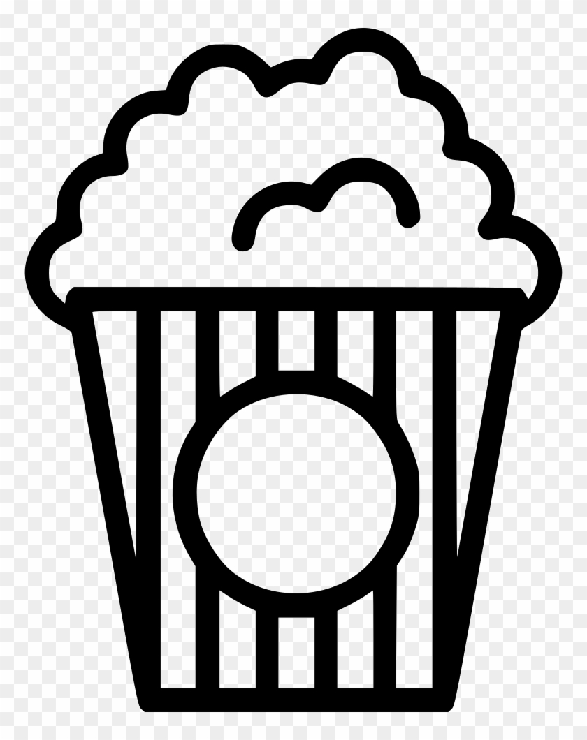 770 X 980 5 - Popcorn Vector Flat Png Clipart