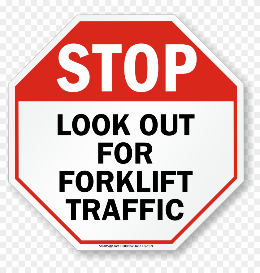 Forklift Traffic Sign - Alarm System Signs Clipart #584889