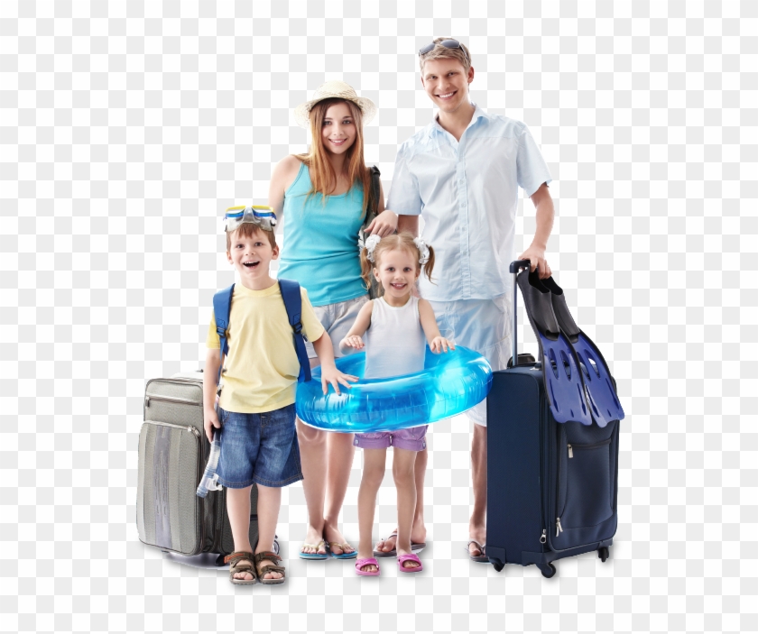 Vacation Png Image - Family At Airport Png Clipart #585161