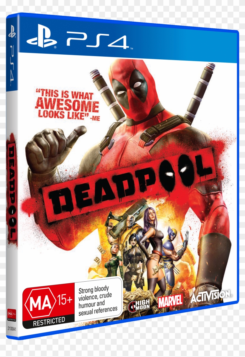 Dp Pack3d Ps4 - Deadpool Playstation 4 Clipart