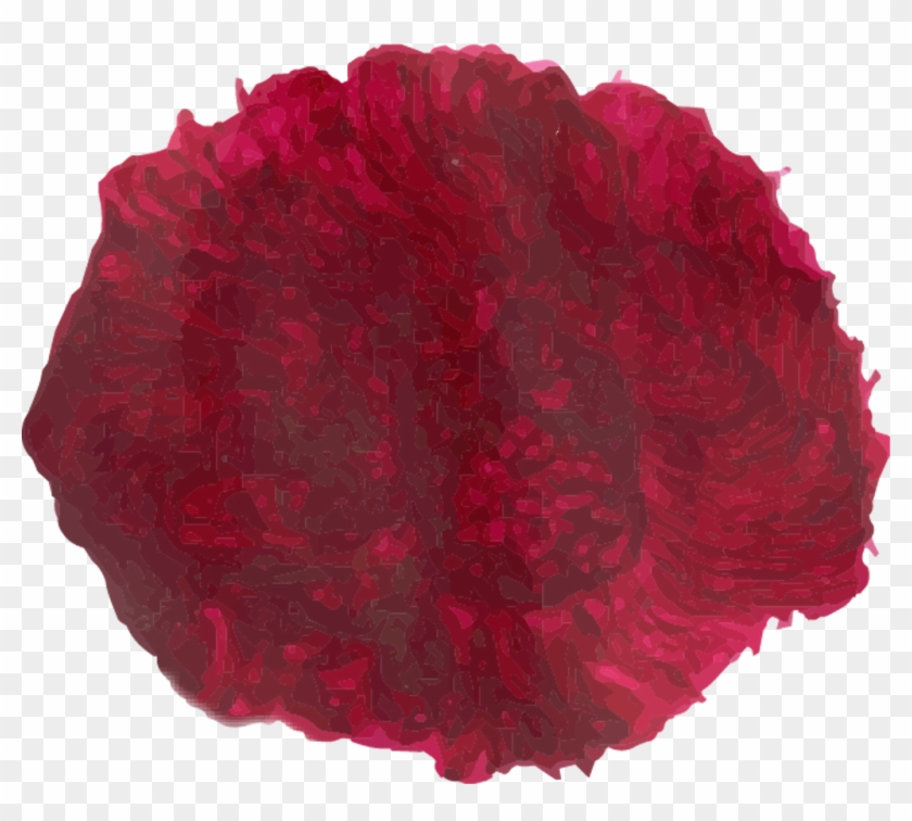 Red Sticker - Red Watercolor Brush Png Clipart
