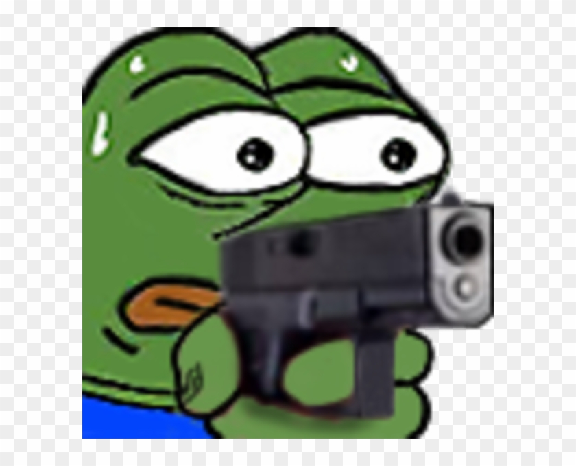 Pepe Gun - Monkagun Emote Clipart #585841