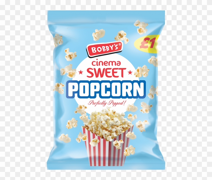 Cinema Sweet Popcorn - Bobbys Popcorn Clipart #586093