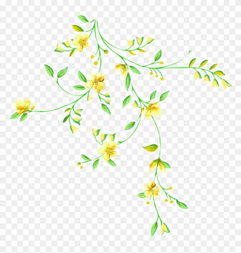 Hand Painted Green Plants Beautiful Png Shading - Lily Family Clipart