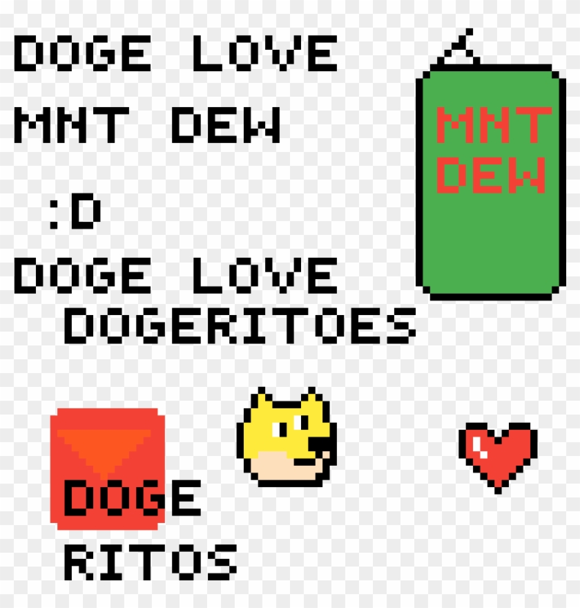 Doge Dogeritoes And Mnt Dew - Scheiß Montag Clipart