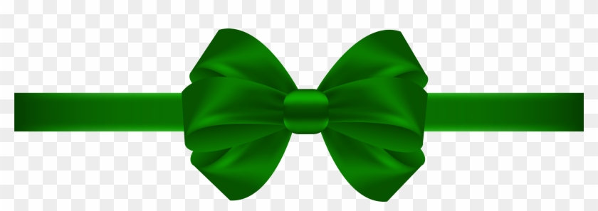 Bow Green Transparent Png Clip Art - Green Ribbon Clip Art #586498