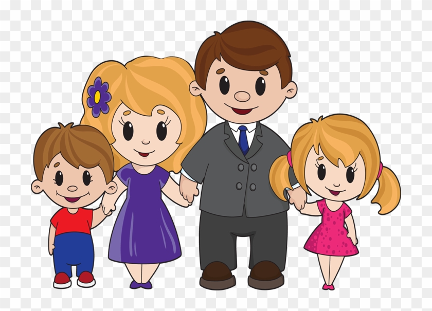 Family Png Cartoon - Love My Parents Cartoon Clipart #586652