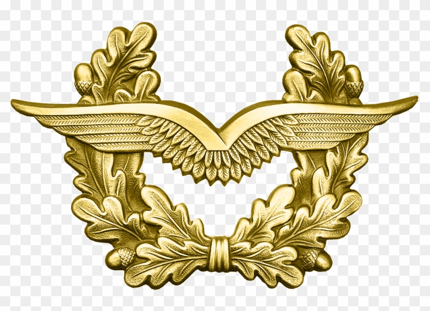 Bw Schirmmütze Luftwaffe Gold - German Air Force Clipart