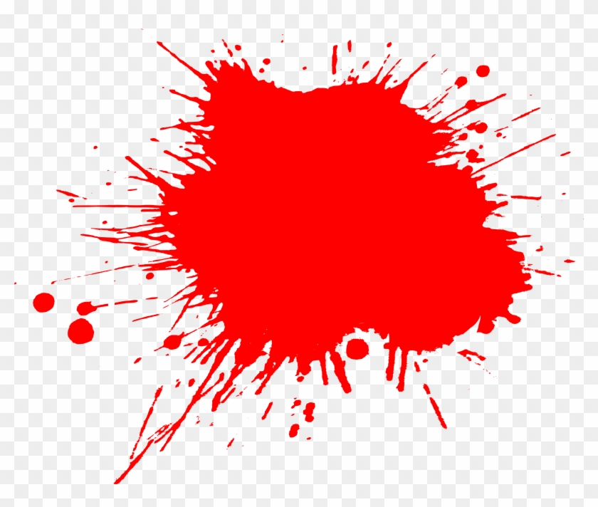 Svg Library Library Splash Transparent Red Paint - Marca De Pintura Roja Clipart #587365
