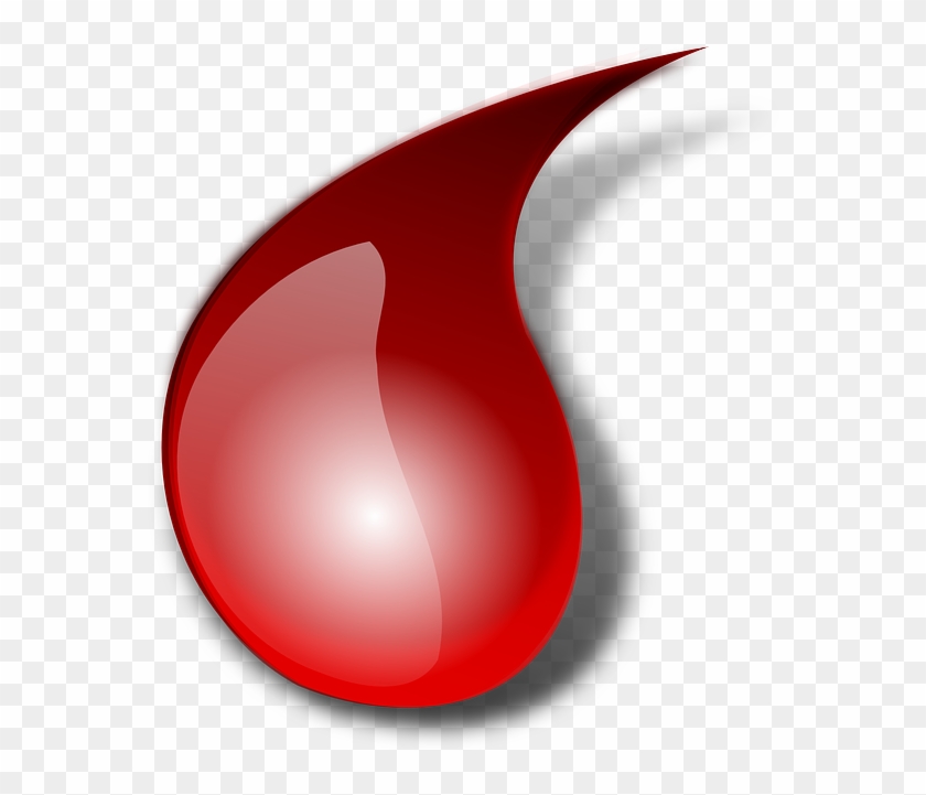 Tear Png Image - Red Tear Drops Clipart #587390