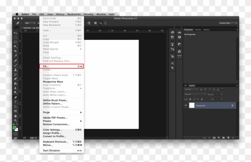 Photoshop Cc Update Deco - Fill Photoshop Cc Clipart
