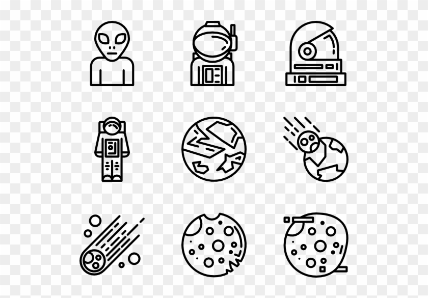 Space And Cosmic - Christmas Day Clipart #587519